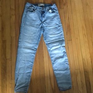 Garage High waist baby blue jeans